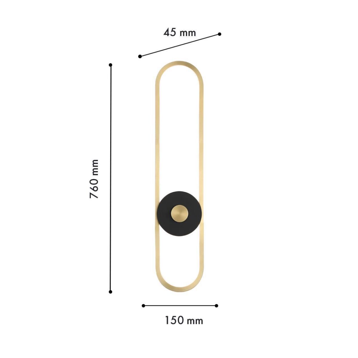 4296-2W, уличный светильник, D45xW150xH760, LEDx20W, 620LM, 4000K, IP65, included — изображение 3