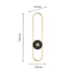 4296-2W, уличный светильник, D45xW150xH760, LEDx20W, 620LM, 4000K, IP65, included — изображение 3