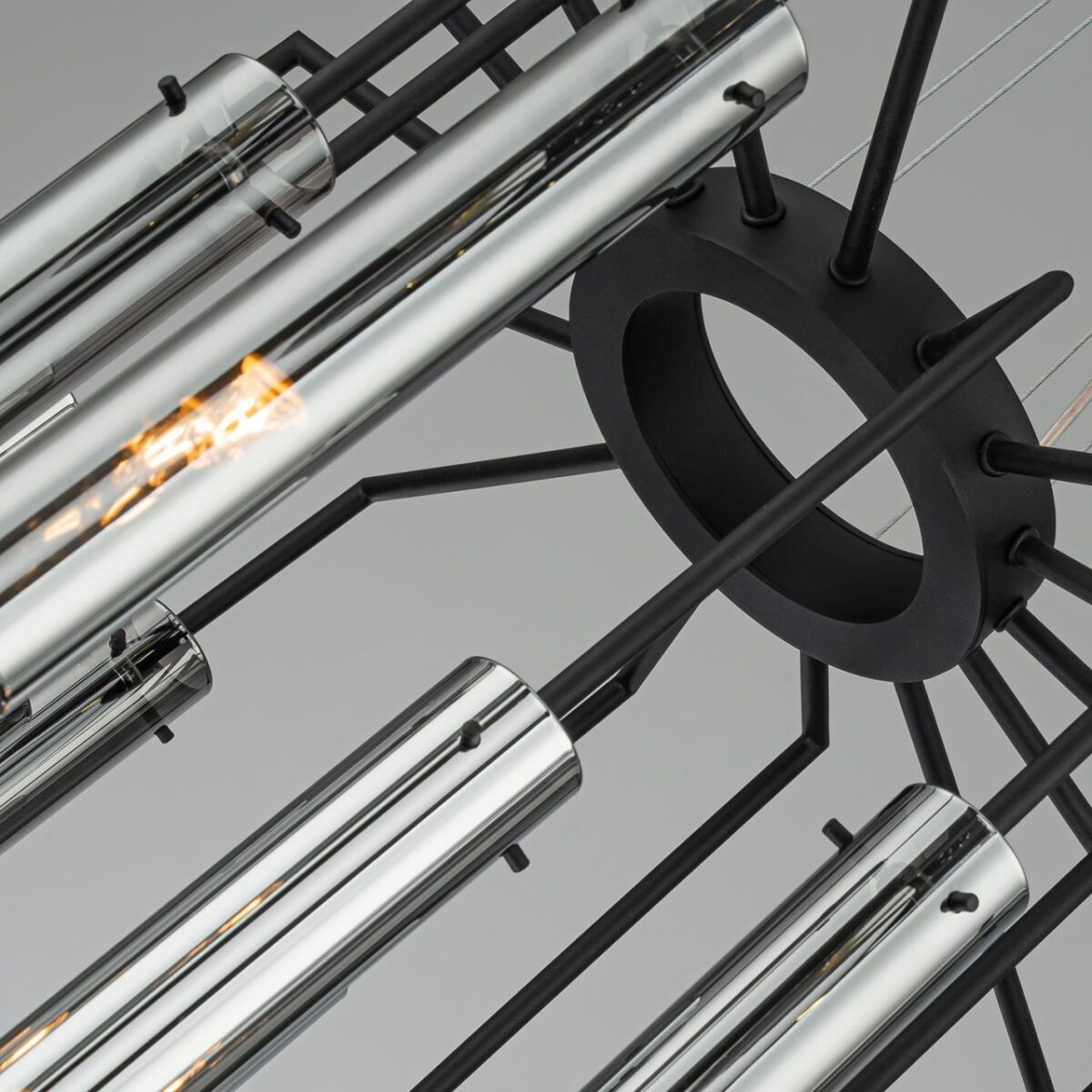 4501-15P, подвесная люстра, D555xH435/1635, 15xG9x25W, excluded — изображение 5