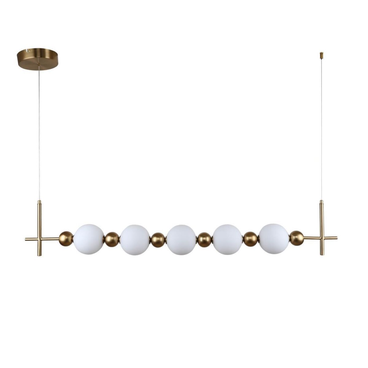 4088-5P, подвесная люстра, L1300xW160xH350/1500, 5xLEDx6W, 2250LM, 4000K, included — изображение 2