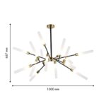 4480-16C, потолочная люстра, D1000xH665, 16xG9x20W, excluded — изображение 3