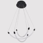 4468-3P, подвесная люстра, D520xH1000/1800, LEDx22W, 1880LM, 3000-6500K, included, remote control — изображение 3