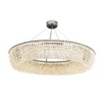 4478-10P, подвесная люстра, D1050xH165/1200, LEDx92W, 8300LM, 3000K, included, remote control