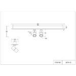 4079-2C, потолочный светильник, L800xW100xH160, LEDx45W, 1500-3000LM, 3000-6000K, included, remote control — изображение 8