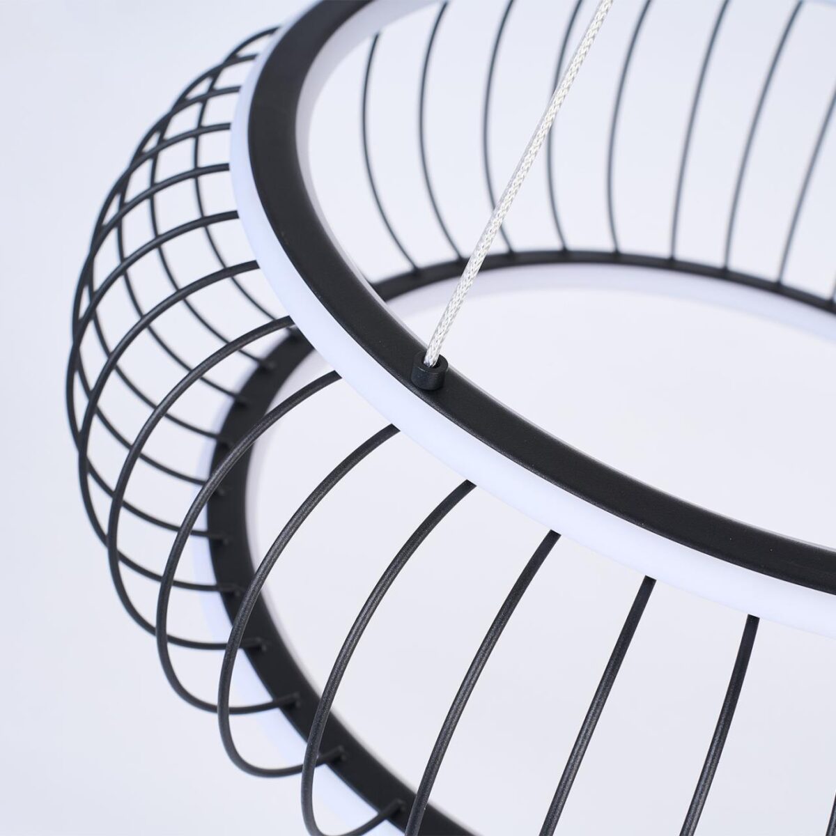 4435-2P, подвесная люстра, D500xH300/1200, LEDx40W, 4300LM, 3000-6000K, included, remote control — изображение 5