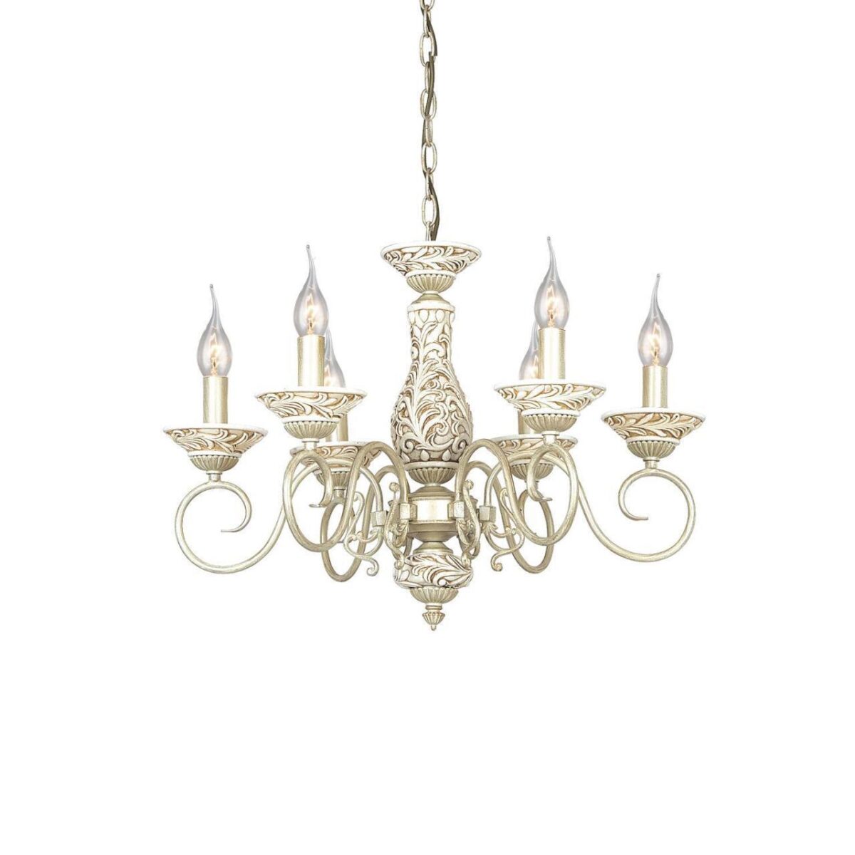 1141-6P, люстра подвесная, D620xH450/1400, 6xE14x60W, excluded 1141-6P, люстра подвесная, D620xH450/1400, 6xE14x60W, excluded — изображение 1