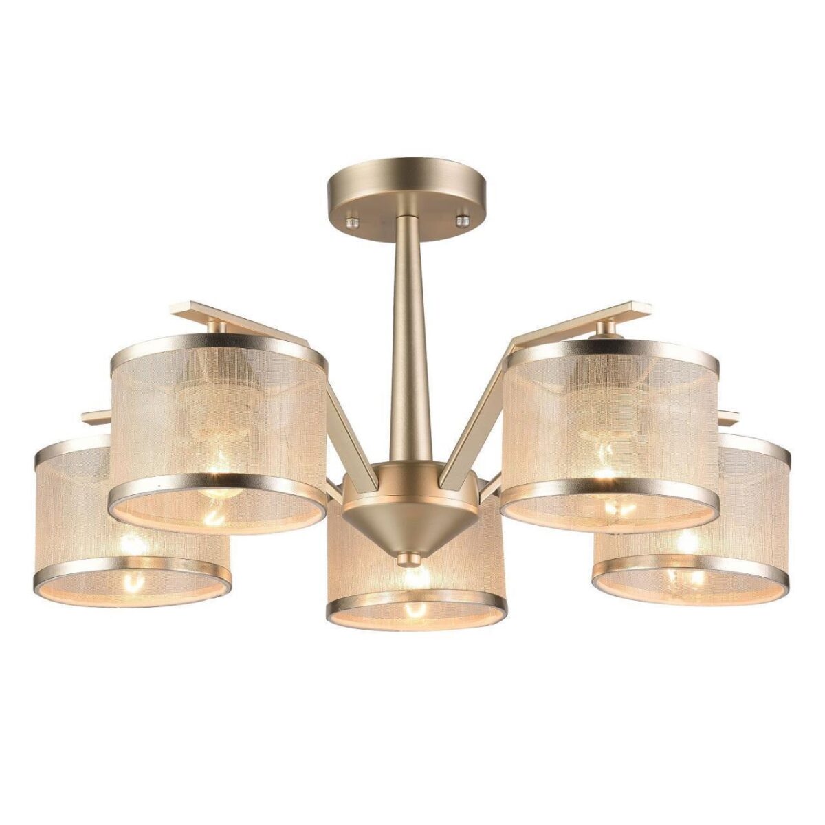 2488-5P, люстра, D590xH300, 5xE14x40W, excluded 2488-5P, люстра, D590xH300, 5xE14x40W, excluded — изображение 1