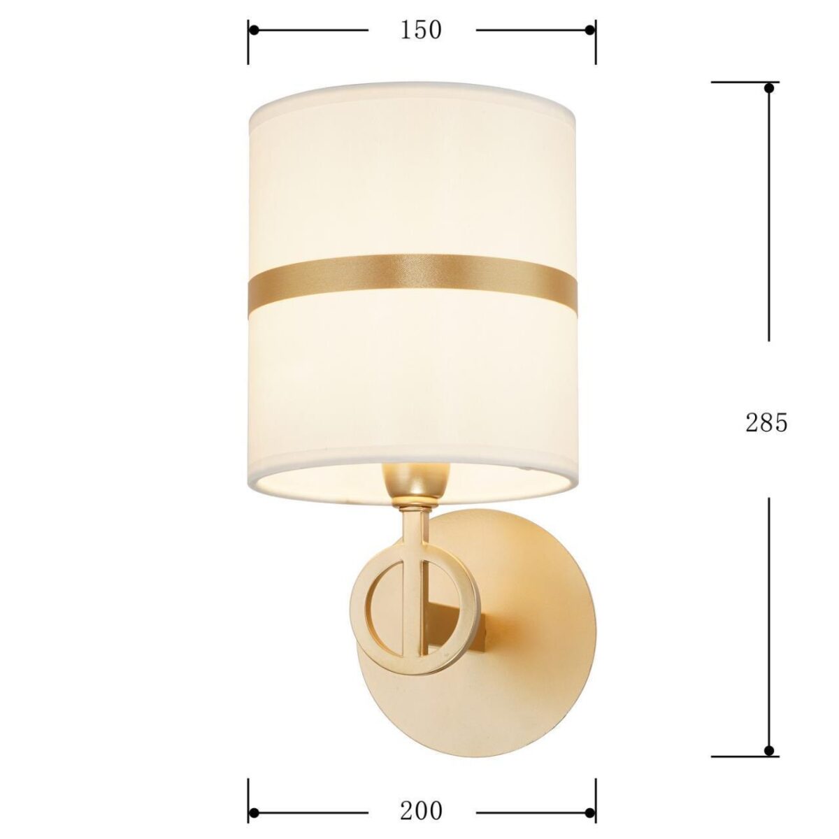 2634-1W, настенный светильник, D200xW150xH285, 1xE14x40W, excluded — изображение 3