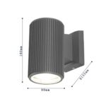 2859-1W, уличный светильник, D155xW90xH160, 1xE27x40W, IP54, excluded — изображение 3