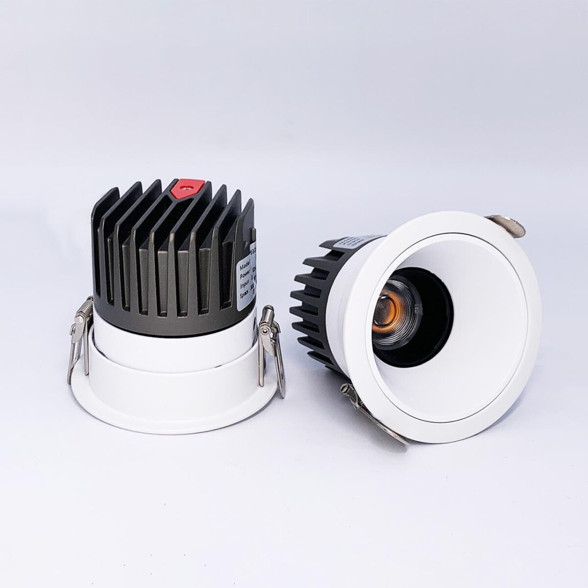 4423-1C, врезной светильник, D85xH75, cutout:D75, LEDx12W, 1020LM, 3000K, IP20, CRI>90, beam angle:36, included — изображение 5