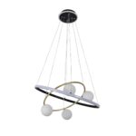 4184-6P, подвесная люстра, D600xH150/1200, 4xG9LEDx10W, excluded + LEDx70W + LEDx20W, 4050LM, 3000-6000K, included, remote control — изображение 2