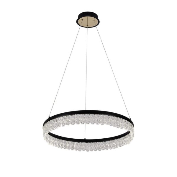 4187-1P, подвесная люстра, D600xH130/1000, LEDx68W, 3060LM, 3000-6000K, included, remote control