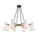 2763-8P, подвесная люстра, D870xH1160, 8xE14x40W, excluded