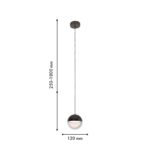 4369-1P, подвес, D120xH250/1800, LEDx5W, 350LM, 4000K, CRI>90, included — изображение 3