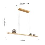 4549-3P, подвесная люстра, L1030xW120xH130/1560, LEDx51W, 2160LM, 4000K, included — изображение 3