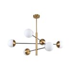 3087-6P, потолочная люстра, L960xW650xH610/910, 6xG9x25W, excluded — изображение 2