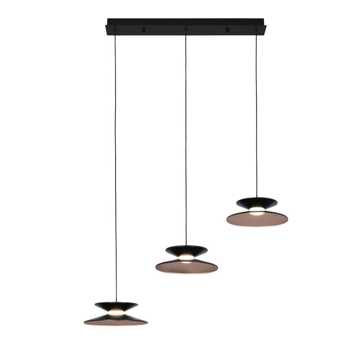 4372-3P, подвесная люстра, L700xW200xH300/1800, 3xLEDx4.3W, 910LM, 4000K, CRI>90, included — изображение 1