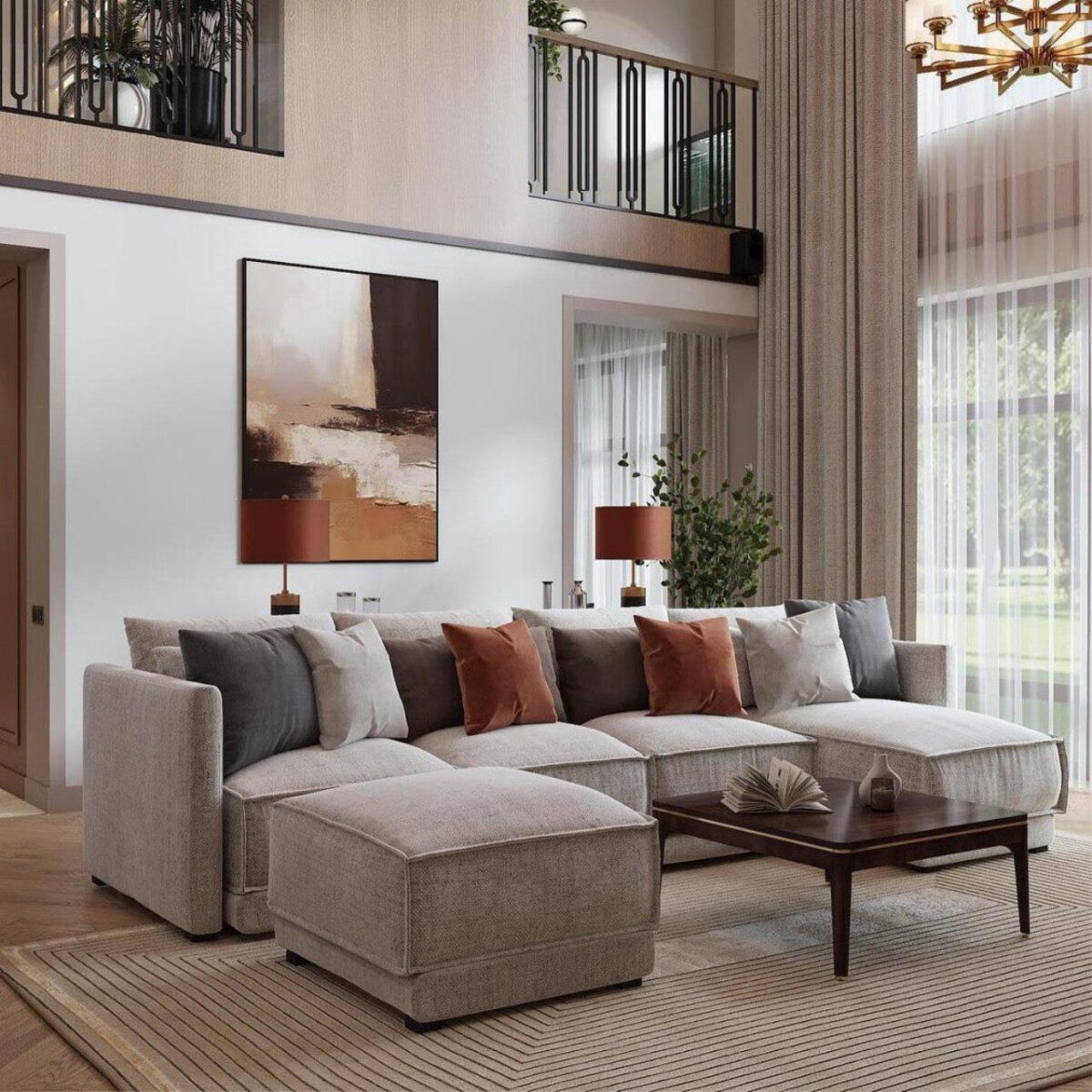 2621-15P, подвесная люстра, D920xH600/1600, 15xE27x40W, excluded — изображение 8