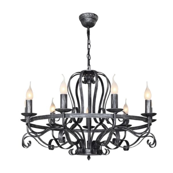 2162-9P, люстра подвесная, D760xH500/1200, 9xE14x40W, excluded