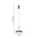 4509-1P, подвес, D125xH210/1800, LEDx10W, 600LM, 4000K, IP20, CRI>90, included — изображение 2