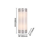 4010-2W, настенный светильник, D115xW180xH485, 2xE14x40W, excluded — изображение 3