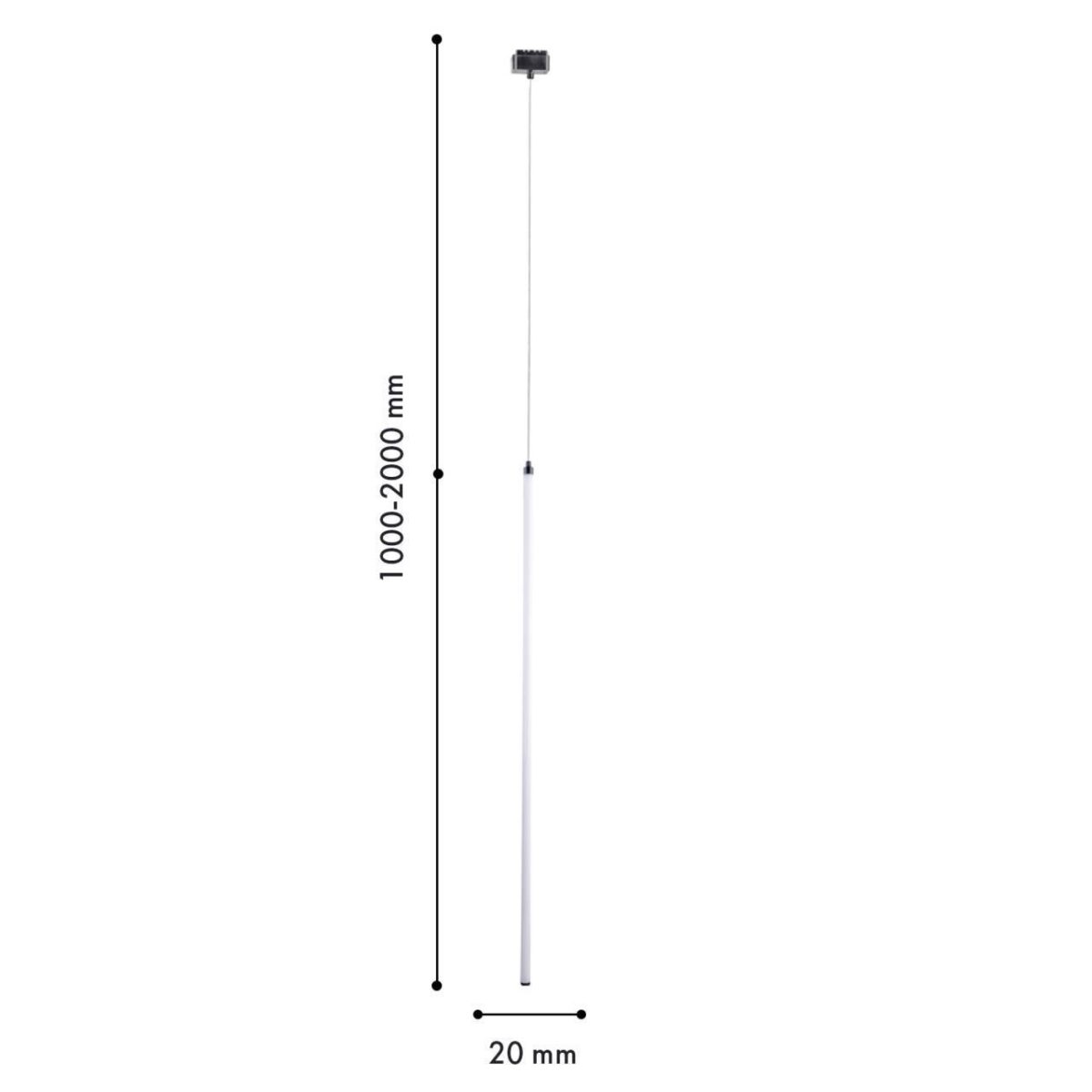 4225-1P, подвес, D20xH2000, LEDx12W, 42V, 1000LM, 3000-6000K, IP20, included — изображение 3