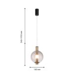 4316-1P, подвес, D160xH345/1935, LEDx9W, 650LM, 4000K, CRI>90, included — изображение 2