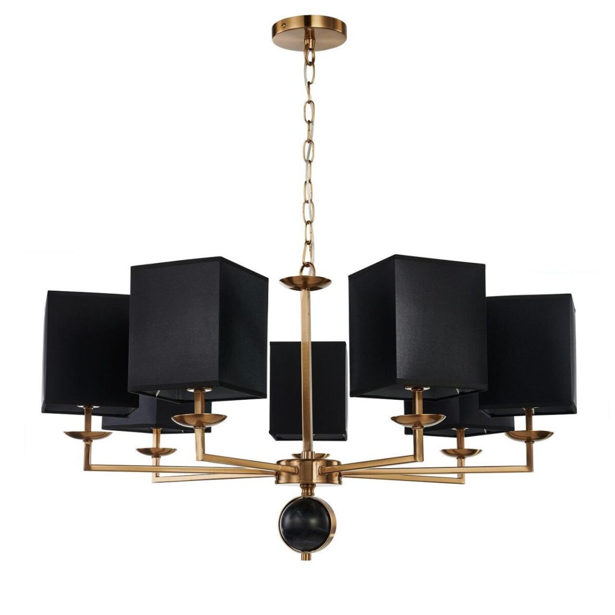 2822-7P, подвесная люстра, D790xH455/1520(H560/1625), 7xE14x40W, excluded — изображение 2