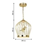 1930-2P, люстра подвесная, D280xH340/1140, 1xLEDx9W + 1xLEDx3W, 960LM, 3500K, included — изображение 2