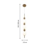 4088-3P, подвес, D120xH850/1800, 3xLEDx6W, 1350LM, 4000K, included — изображение 3