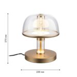 4313-1T, настольный светильник, D230xH275, LEDx12W, 600LM, 4000K, CRI>90, included, switch, dimmer — изображение 2
