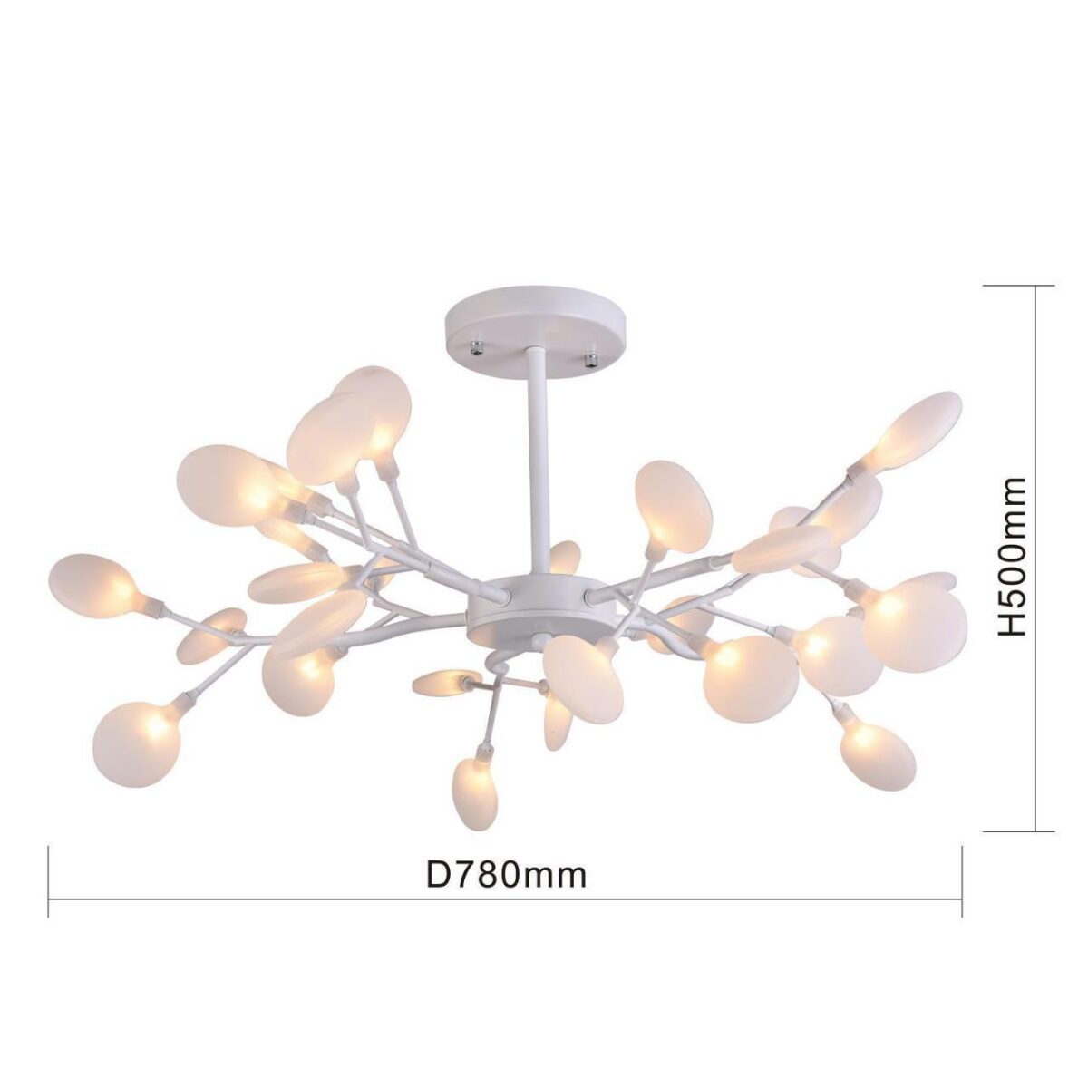 2479-10P, подвесная люстра, D780xH500, 30xG4LEDx3W, 4914LM, 3000K, included — изображение 3