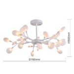 2479-10P, подвесная люстра, D780xH500, 30xG4LEDx3W, 4914LM, 3000K, included — изображение 3