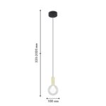 4377-1P, подвес, D100xH320/2020, LEDx3W, 195LM, 4000K, CRI>90, included — изображение 2