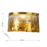 3017-2W, настенный светильник, D155xW310xH270, 2xE14x40W, excluded — изображение 3