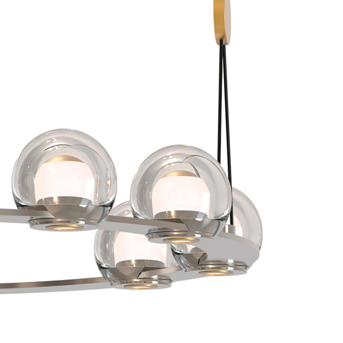 4291-10P, подвесная люстра, D680xH1500/1575, 10xLEDx7.2W, 5700LM, 4000K, included — изображение 3