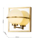 3013-1W, настенный светильник, D200xW240xH240, 1xG9x40W, excluded — изображение 3