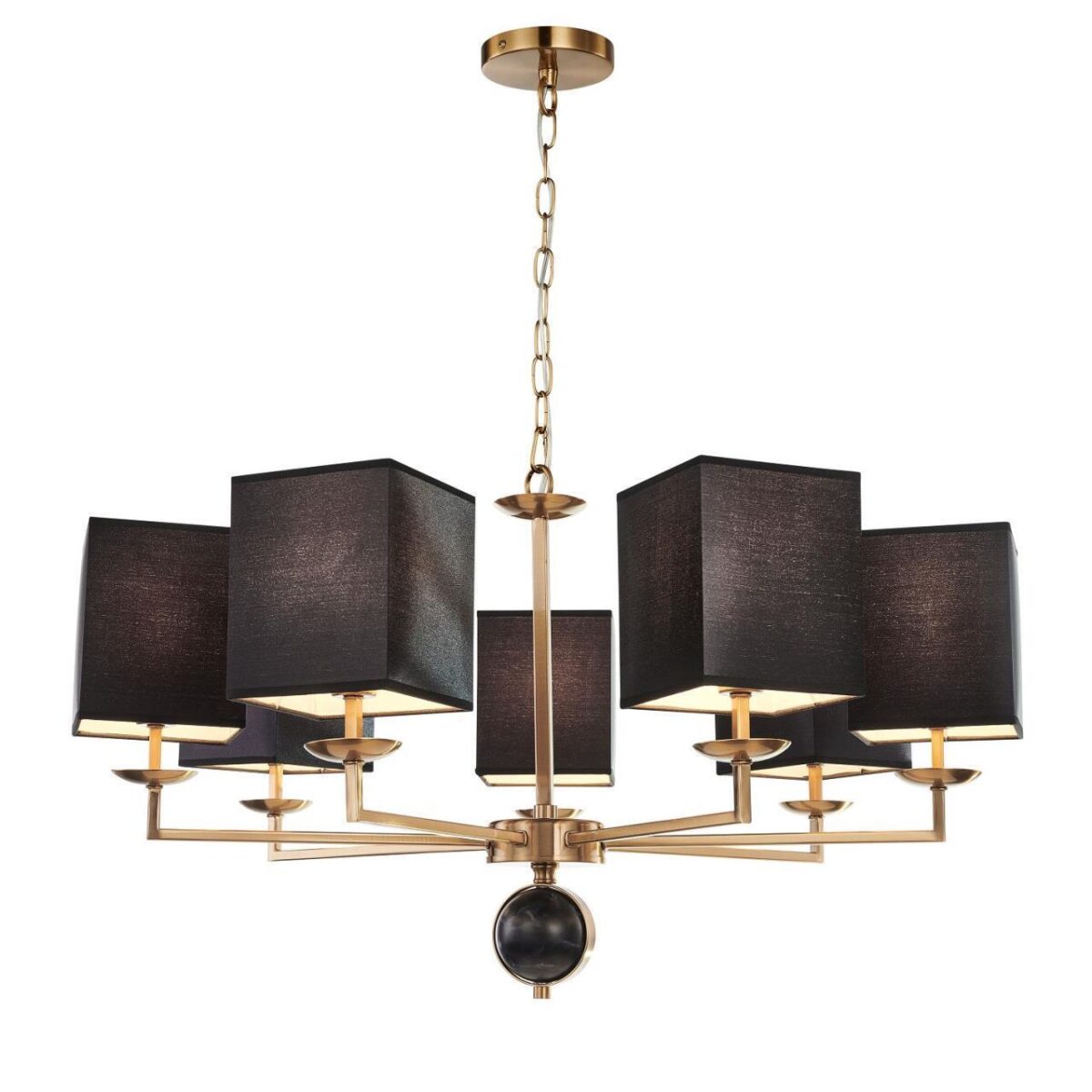 2822-7P, подвесная люстра, D790xH455/1520(H560/1625), 7xE14x40W, excluded — изображение 1