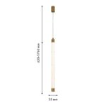 4558-2P, подвес, D35xH760/1760, LEDx7W, 860LM, 4000K, included — изображение 3