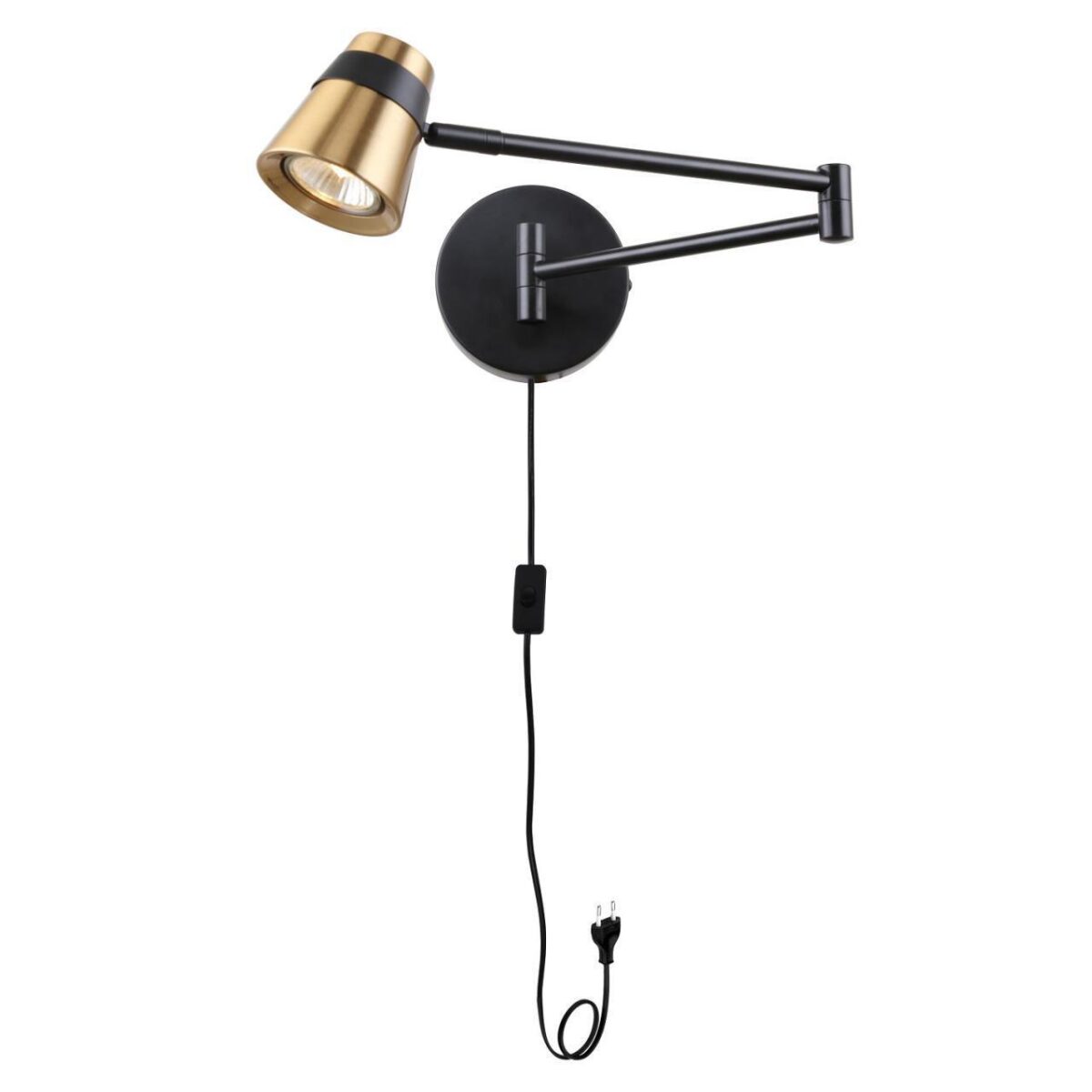 4223-1W, настенный светильник, D580xW120xH130, 1xGU10x35W, excluded, switch — изображение 1