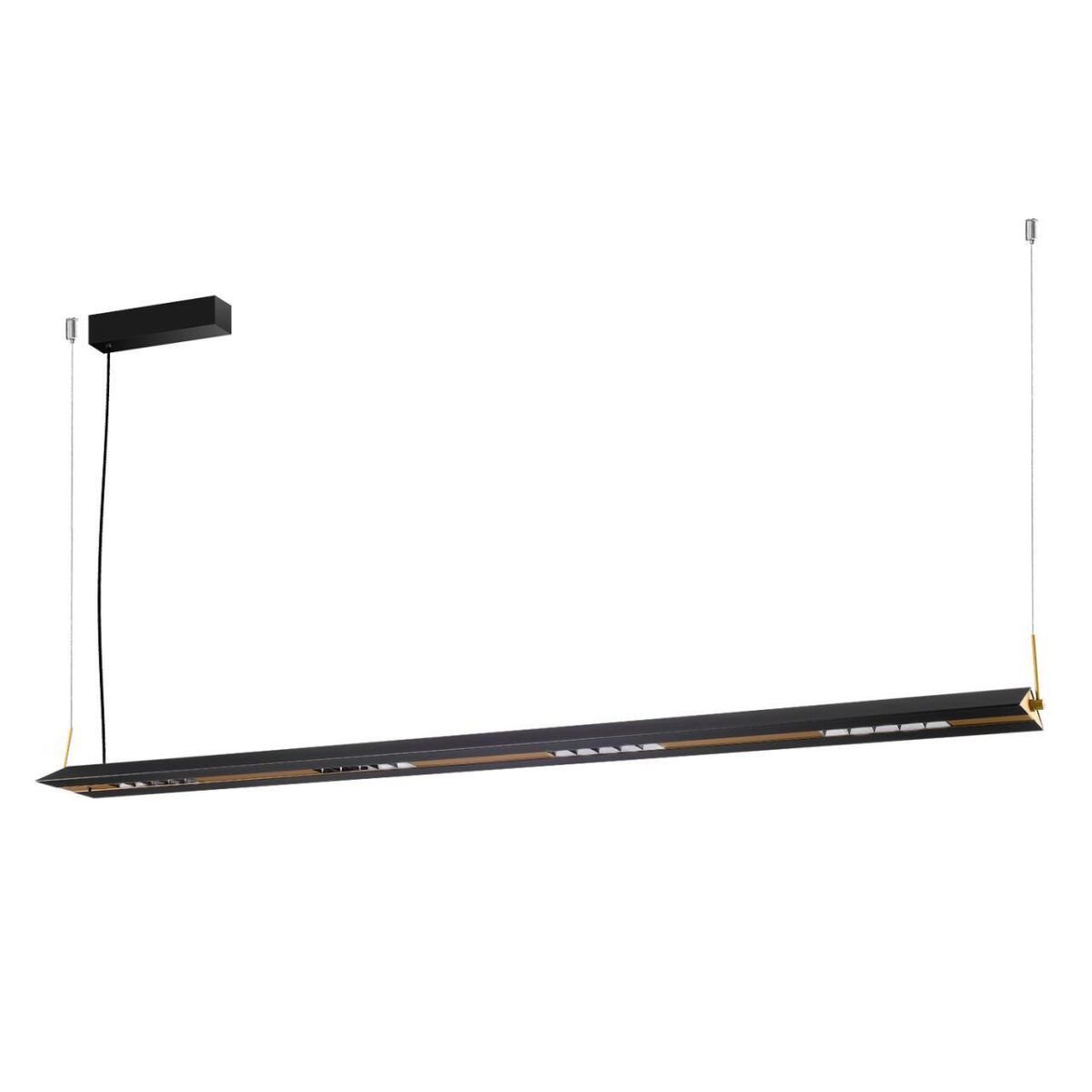 4398-12P, подвесная люстра, L1234xW160xH200/1600, LEDx30W, 2625LM, 3000K/4700K/6500K, IP20, included — изображение 1