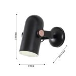 2007-1W, настенный светильник, D265xW90xH125, 1xE14x40W, excluded — изображение 3