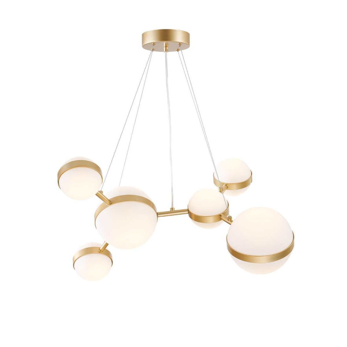 4448-6P, подвесная люстра, D700xH1100/1350, LEDx42W, 4610LM, 4000K, included 4448-6P, подвесная люстра, D700xH1100/1350, LEDx42W, 4610LM, 4000K, included — изображение 1