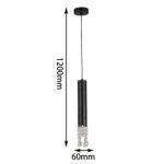 2920-1P, подвес, D100xH440/1200, 1xGU10x40W, excluded — изображение 2