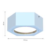 4665-1U, уличный светильник, L110xW95xH42, 1xGX53LEDx15W, IP54, excluded — изображение 3