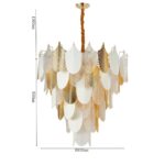 2619-37P, подвесная люстра, D930xH950/2310, 37xE14x40W, excluded — изображение 3