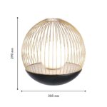 4240-1T, настольный светильник, D305xH290, LEDx7W, 650LM, 4000K, included, switch — изображение 3