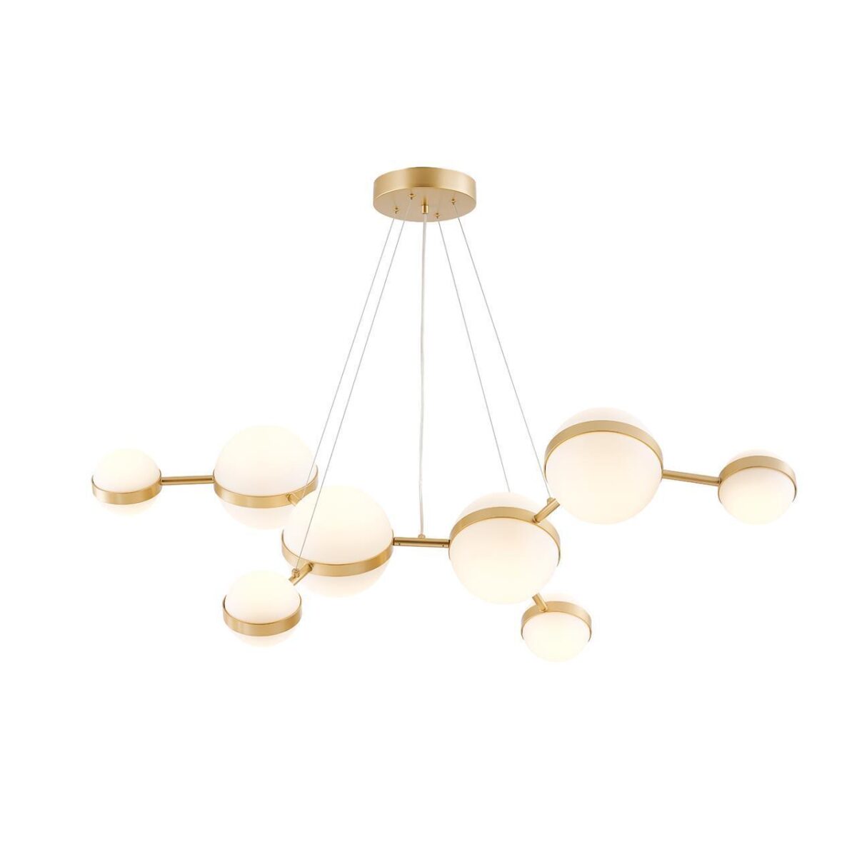 4448-8P, подвесная люстра, D1275xH1100/1350, LEDx60W, 5505LM, 4000K, included — изображение 1