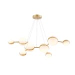 4448-8P, подвесная люстра, D1275xH1100/1350, LEDx60W, 5505LM, 4000K, included