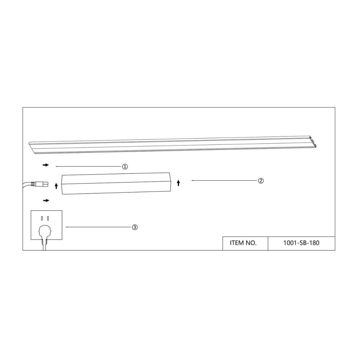 1001-SB-180, сетевой шнур, L2000xW36, IP20 — изображение 3